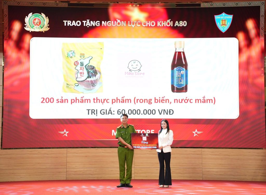 Trao tặng nguồn lực cho khối A80